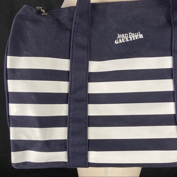 Jean Paul Gaultier striped canvas duffle bag - Picture 3 of 13